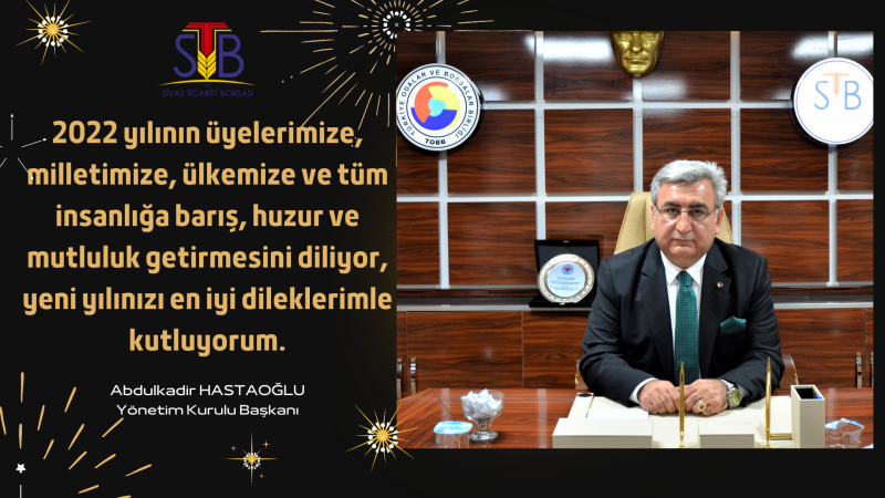 BAŞKAN HASTAOĞLU YENİ YIL MESAJI