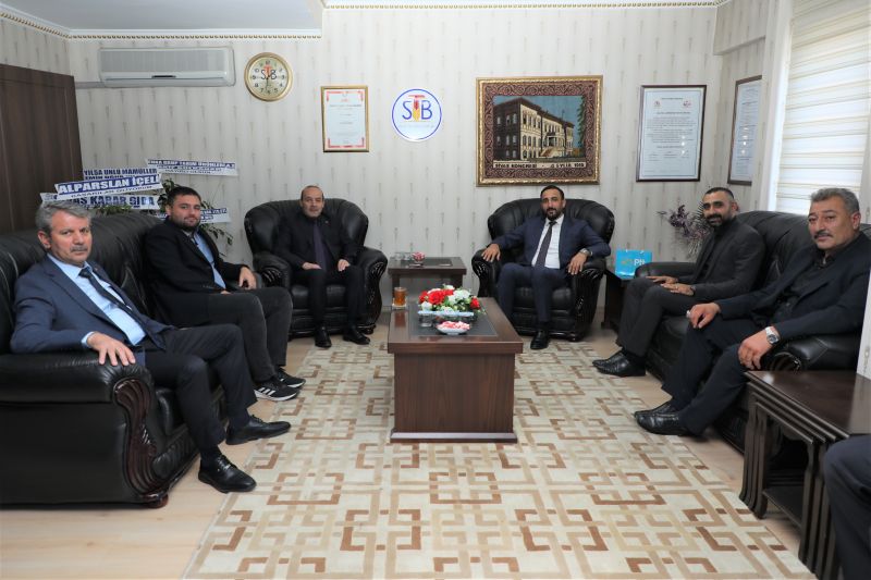 PTT BAŞMÜDÜRÜ YILDIZ'DAN BAŞKAN KARAKAYA'YA HAYIRLI OLSUN ZİYARETİ