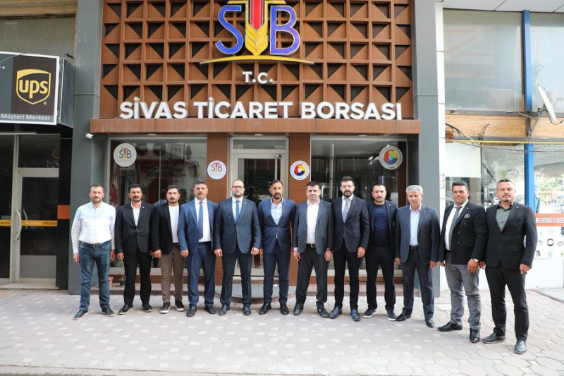 ŞARKIŞLA İSTİŞARE HEYETİNDEN BORSAMIZA ZİYARET