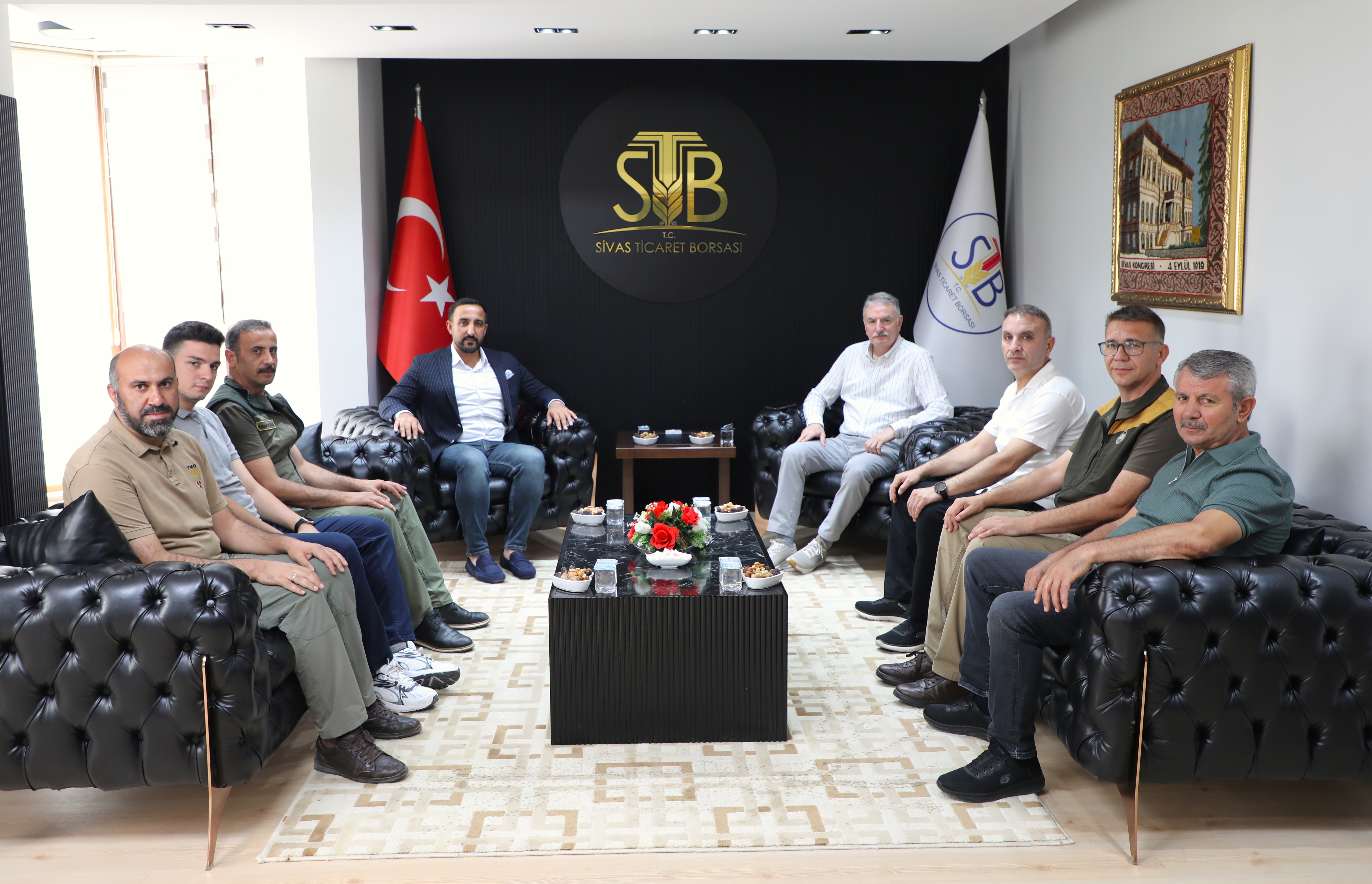 TMO Genel Müdürü Ahmet Güldal'dan Sivas Ticaret Borsası’na Ziyaret
