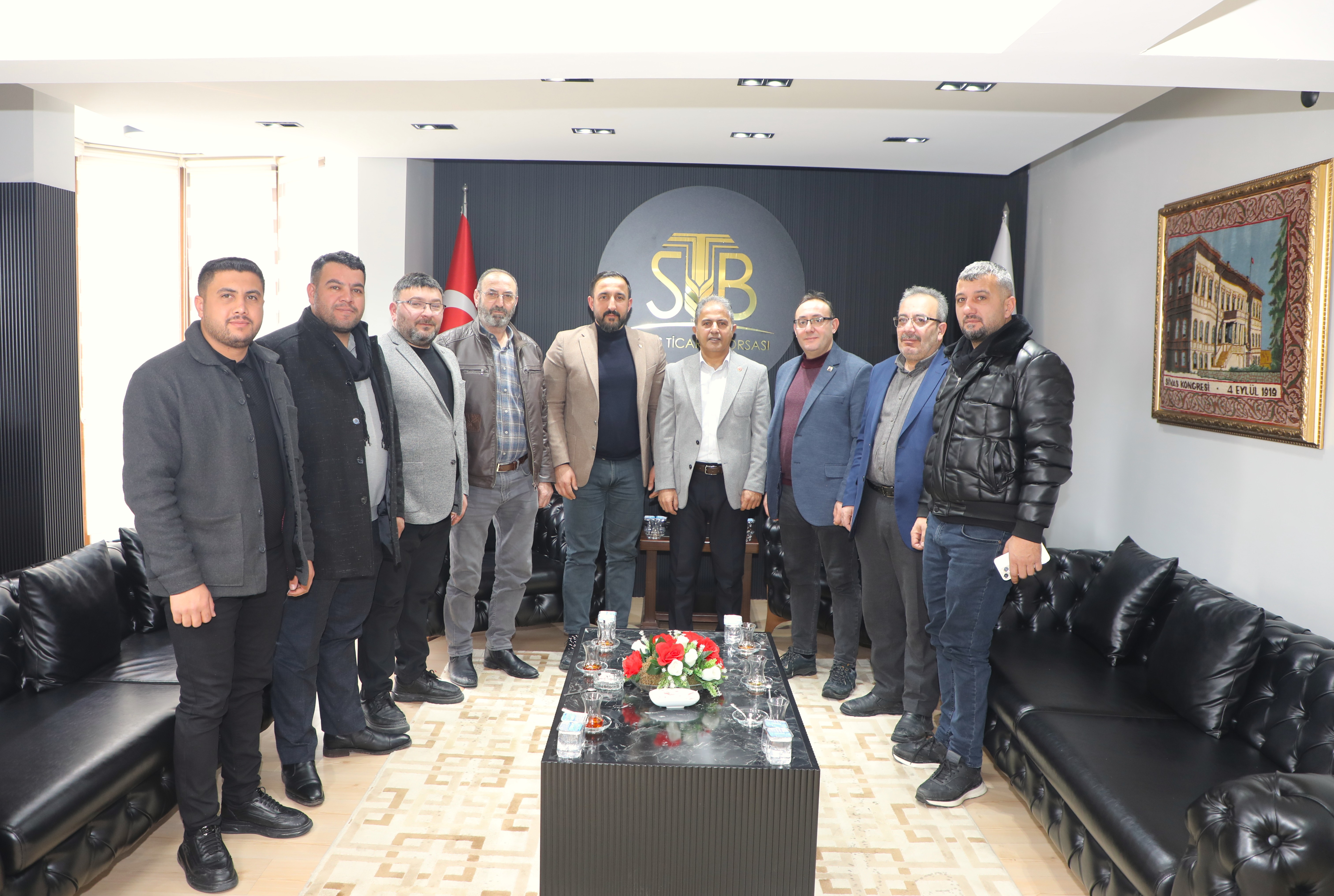 Büyük Birlik Partisi Merkez İlçe Yönetiminden Borsaya Ziyaret